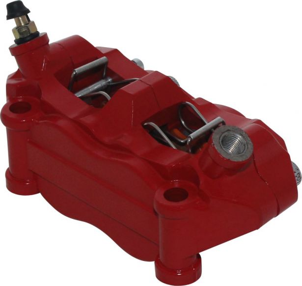 Brake Caliper - 165mm, CNC Performance, Red