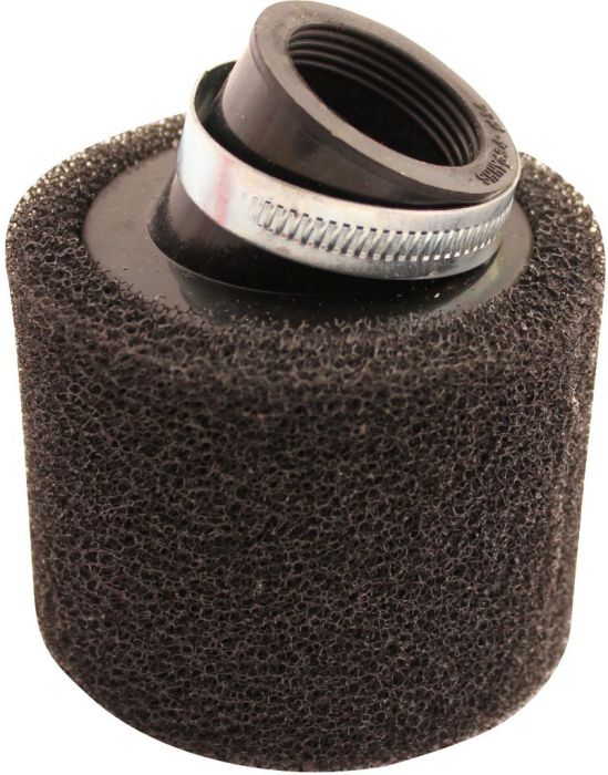Air Filter - 35mm, Sponge, Angled, Yimatzu Brand, Black