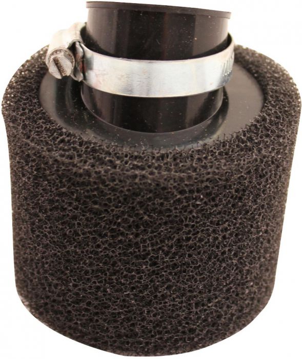 Air Filter - 35mm, Sponge, Angled, Yimatzu Brand, Black