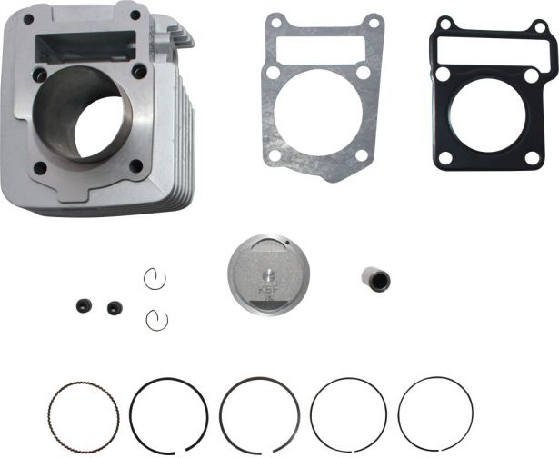 Cylinder Block Assembly - Big Bore, YBR, 125cc to 150cc, 58mm, 14pc