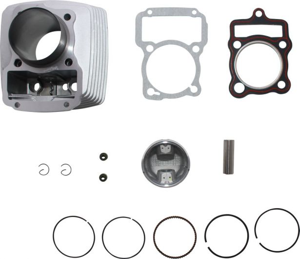 Cylinder Block Assembly - Big Bore, YBR, 125cc to 150cc, 58mm, 14pc