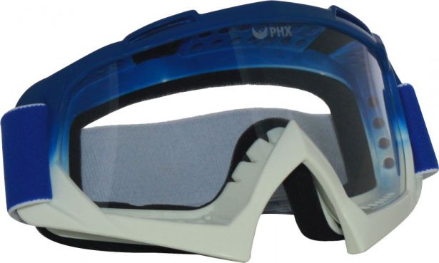 PHX GPro Adult Goggles - Gloss Blue/White