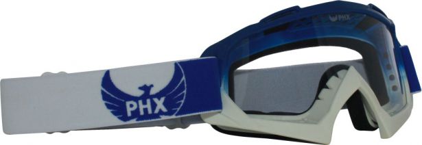 PHX GPro Adult Goggles - Gloss Blue/White