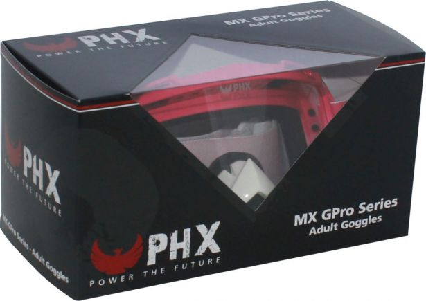PHX GPro Adult Goggles - Gloss Black/Pink