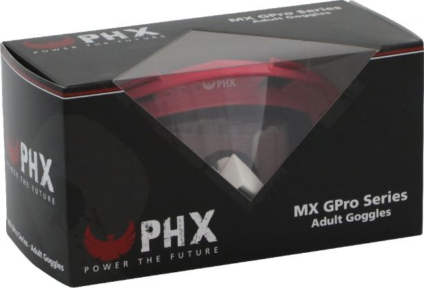 PHX GPro Adult Goggles - Gloss Pink/White
