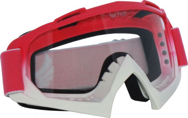 PHX GPro Adult Goggles - Gloss Pink/White