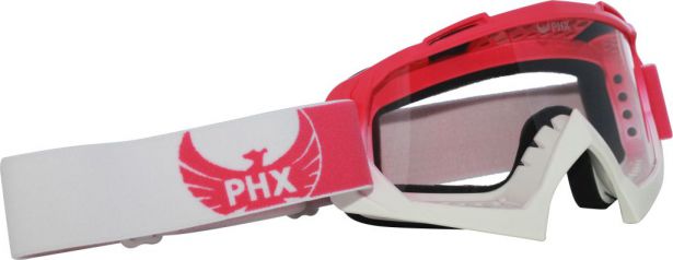 PHX GPro Adult Goggles - Gloss Pink/White