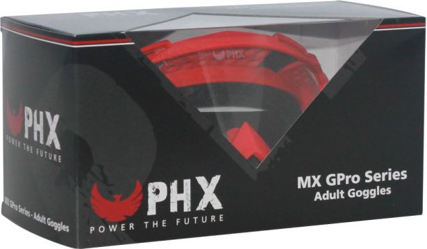 PHX GPro Adult Goggles - Gloss Red