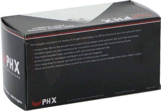 PHX GPro Adult Goggles - Gloss Orange/Black