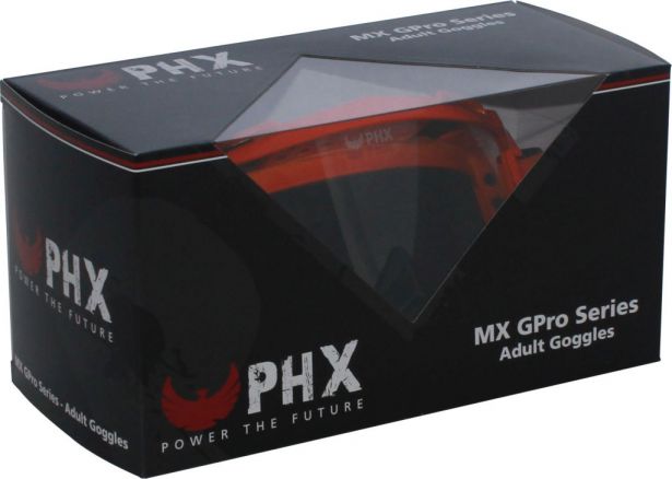 PHX GPro Adult Goggles - Gloss Orange/Black