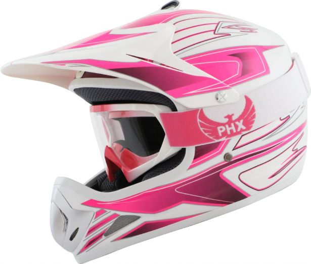 PHX GPro Youth X Goggles - Gloss Pink/White