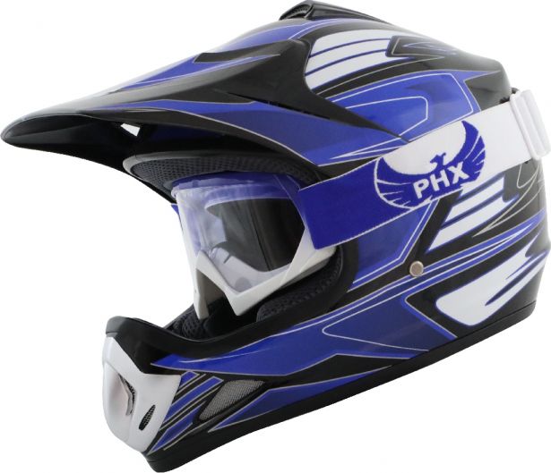 PHX GPro Youth X Goggles - Gloss Blue/White