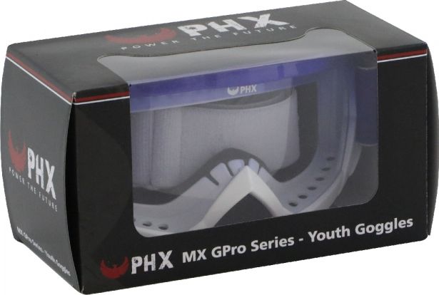 PHX GPro Youth X Goggles - Gloss Blue/White