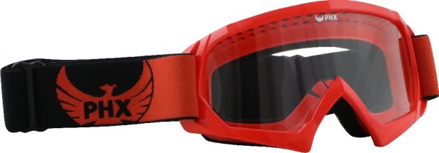 PHX GPro Youth X Goggles - Gloss Red