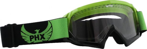 PHX GPro Youth X Goggles - Gloss Green/Black