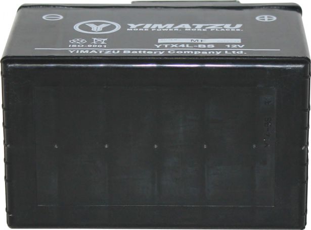 Battery - GTX4L-BS Yimatzu, AGM, Maintenance Free