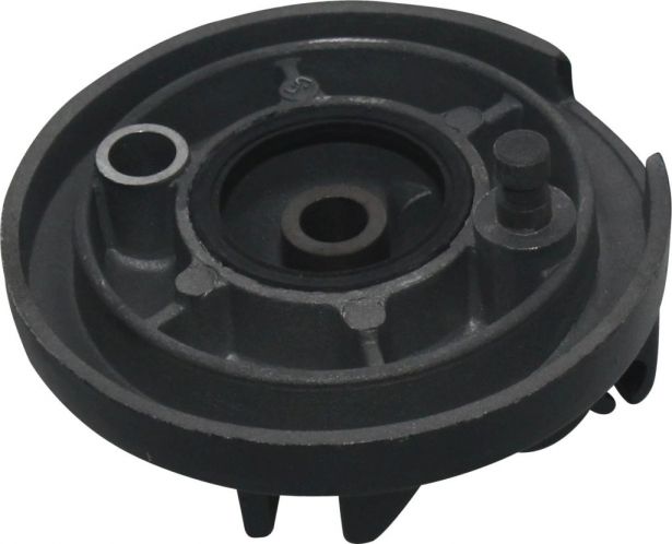 Brake Hub - Drum Brake Backing Plate, Yamaha PW50, Front