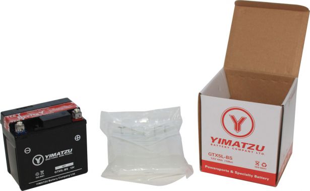 Battery - GTX5L-BS Yimatzu, AGM, Maintenance Free