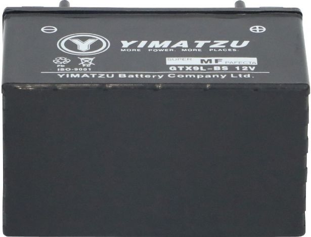 Battery - GTX9L-BS Yimatzu, AGM, Maintenance Free