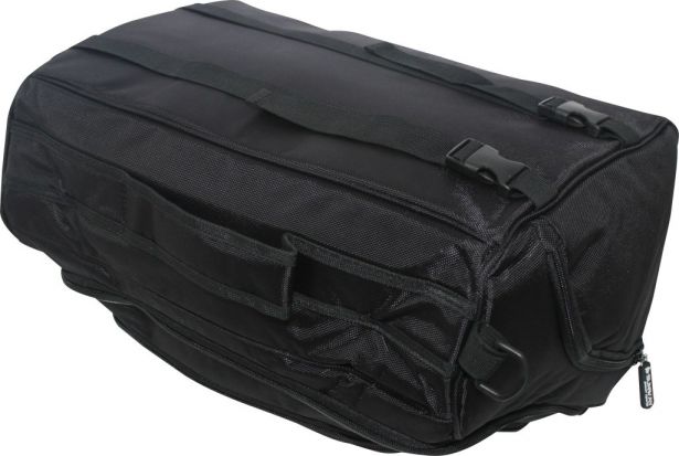 Tank Bag - Rack Bag Combo, Black (3 Piece Set)