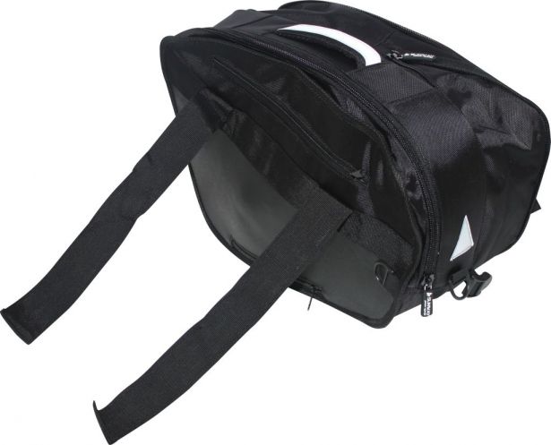 Tank Bag - Rack Bag Combo, Black (3 Piece Set)