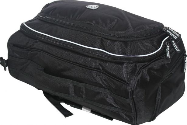 Tank Bag - Rack Bag Combo, Black (3 Piece Set)