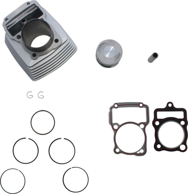 Cylinder Block Assembly - 200cc, Air Cooled