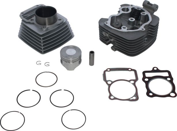 Top End Assembly - 200cc, Air Cooled, Complete Top End Assembly