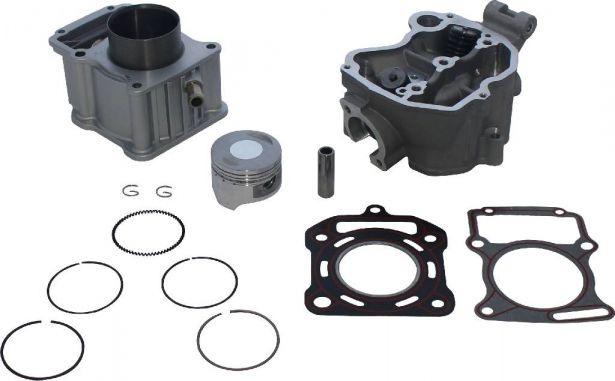 Top End Assembly - 200cc, Liquid Cooled, Complete Top End Assembly