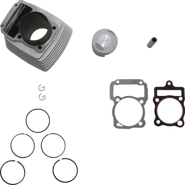 Cylinder Block Assembly - 250cc, Air Cooled