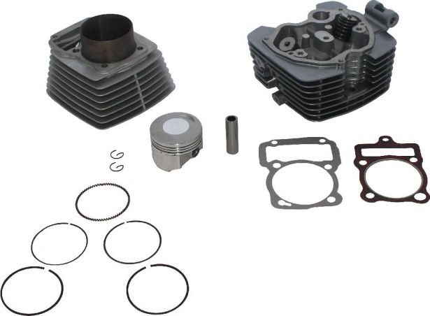 Top End Assembly - 250cc, Air Cooled, Complete Top End Assembly