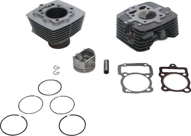 Top End Assembly - 250cc, Air Cooled, Complete Top End Assembly