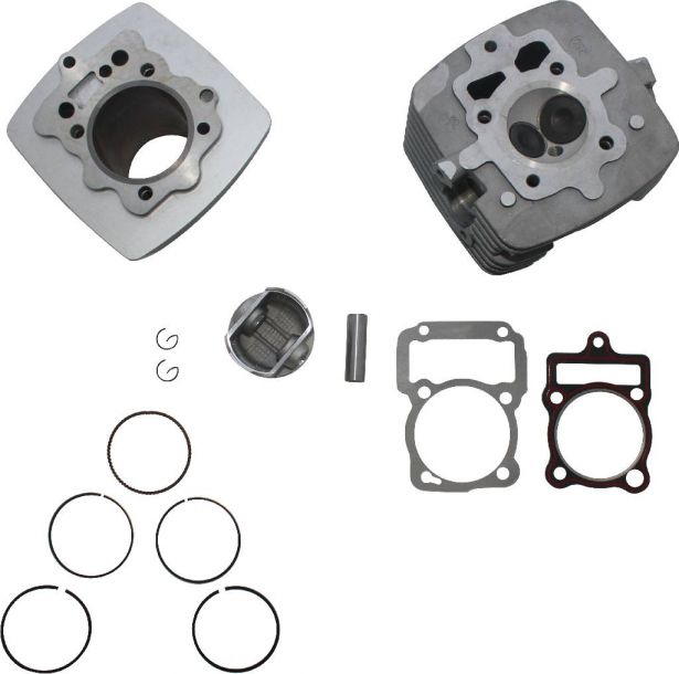 Top End Assembly - 250cc, Air Cooled, Complete Top End Assembly