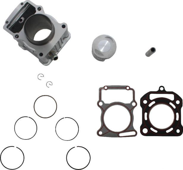 Cylinder Block Assembly - 250cc, Liquid Cooled