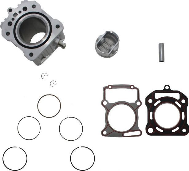 Cylinder Block Assembly - 250cc, Liquid Cooled