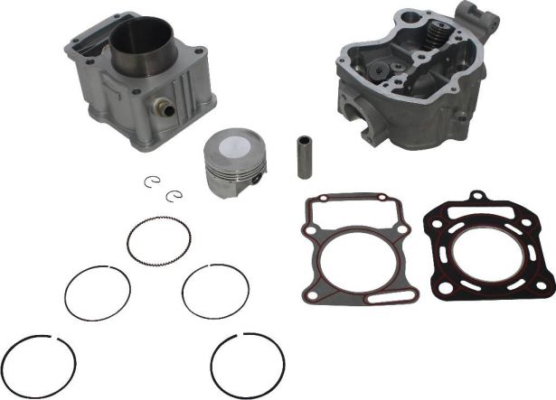 Top End Assembly - 250cc, Liquid Cooled, Complete Top End Assembly