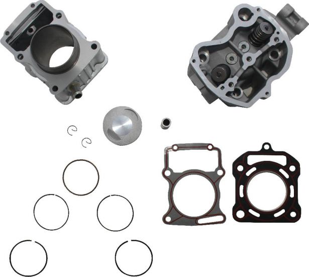 Top End Assembly - 250cc, Liquid Cooled, Complete Top End Assembly