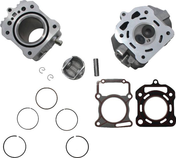 Top End Assembly - 250cc, Liquid Cooled, Complete Top End Assembly