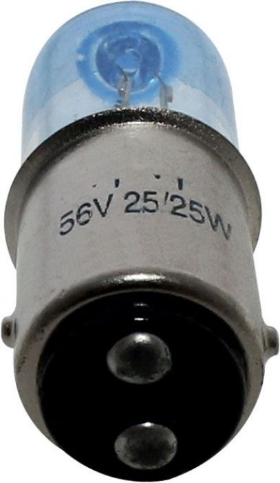 Light Bulb - 56V 25W, Dual Contact, Blue
