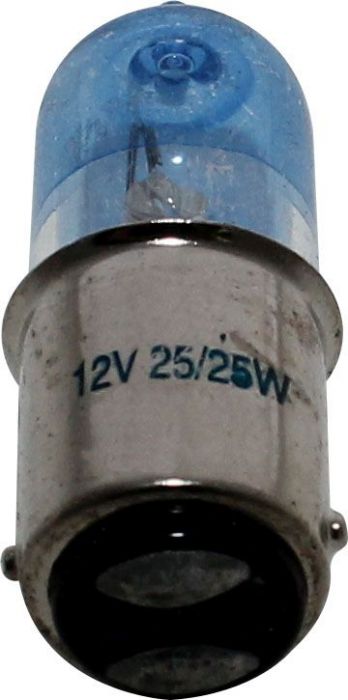 Light Bulb - 12V 25W, Dual Contact, Blue