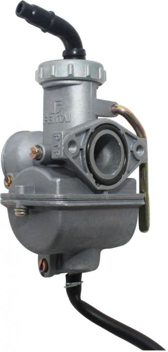 Carburetor - 20mm, Manual Choke, Aluminum, Bent Head