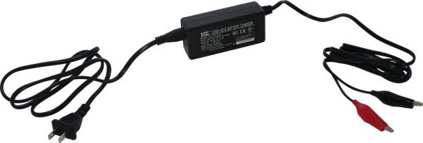 Charger - 14.7V, 1.5A, Alligator Clips, Trickle Charger