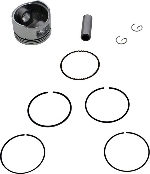 Piston and Ring Set - 125cc to 140cc, 54mm, 14mm (9pcs)