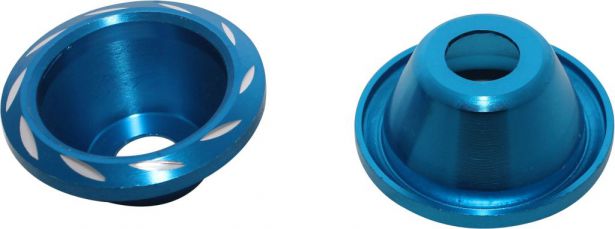 Fork Cups - CNC, Blue, 2pcs