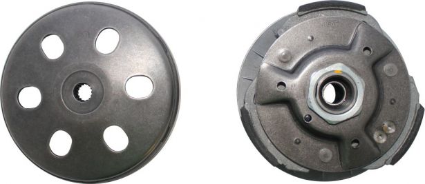 Clutch - Drive Pulley with Clutch Bell, Linhai, 400cc, 16 Spline, ATV/UTV/CUV