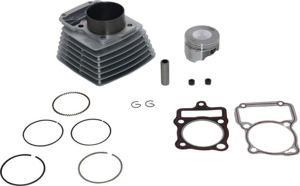 Cylinder Block Assembly - Big Bore, 200cc to 250cc, 65.5mm, 14pc