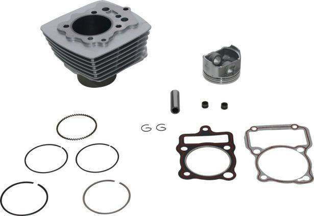 Cylinder Block Assembly - Big Bore, 200cc to 250cc, 65.5mm, 14pc