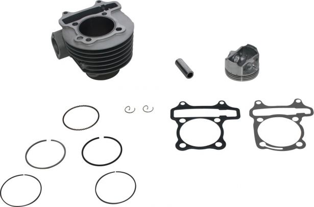 Cylinder Block Assembly - GY6, 125cc to 150cc, 58.5mm, 12pc