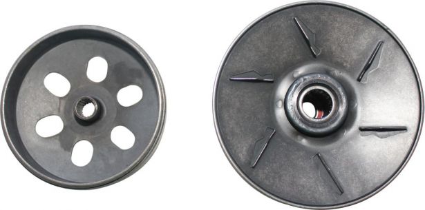 Clutch - Drive Pulley with Clutch Bell, GY6, 150cc, 19 Spline