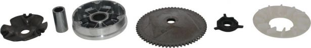 Clutch - Variator, GY6, 50cc, 26 Spline